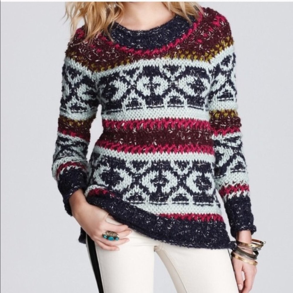FREE PEOPLE  Knit Tunic Sweater
